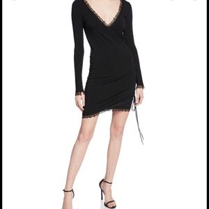 SMALL Jonathan Simkhai Ruched Dress with Lace